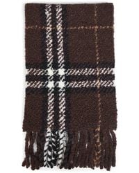 Burberry - Treacle Check Bouclé Wool And Alpaca Blend Scarf - Lyst