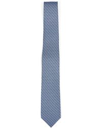 Ferragamo - Gancini Silk Twill Cerchio Tie - Lyst