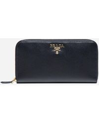 large saffiano leather wallet