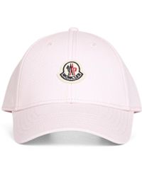 Moncler - Cotton Gabardine Baseball Cap - Lyst