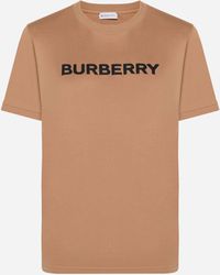 Burberry - Margot Logo Cotton T-shirt - Lyst