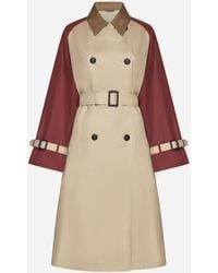 Weekend by Maxmara - Canasta Cotton-blend Trench Coat - Lyst