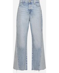 7 For All Mankind - Zoey Mid Summer With Panel Jeans - Lyst