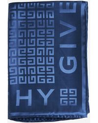 Givenchy - Logo And 4g Silk Scarf - Lyst