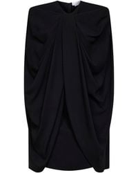 Stella McCartney - Mini Dress Cape-Style Viscose - Lyst