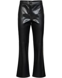Max Mara - Coated Jersey Smmsublime Slim-Fit Trousers - Lyst