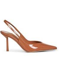 Le Silla - Cuba Vinyl Vivienne 80 Mm Slingback Pumps - Lyst