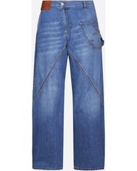 JW Anderson Twisted Workwear Jeans - Blue