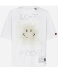 Maison Mihara Yasuhiro - Smily Face Cotton T-shirt - Lyst