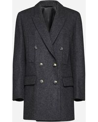 Isabel Marant - Floyd Double-breasted Wool Coat - Lyst