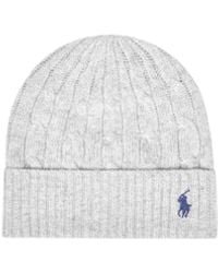 Polo Ralph Lauren - Soft Cable Knit Wool And Cashmere Beanie - Lyst
