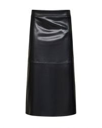 Max Mara - Coated Jersey Smmcrisma Midi Skirt - Lyst