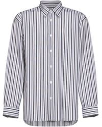 Dries Van Noten - Cotton Poplin Croom Striped Shirt - Lyst