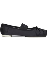 MM6 by Maison Margiela - Satin Ballet Flats - Lyst