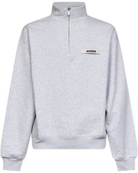 Jacquemus - The Gros Grain Zipped-Rollneck Sweatshirt - Lyst
