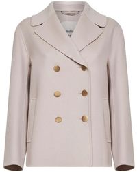 Max Mara - Smmmargot Double-Breasted Pea-Style Jacket - Lyst