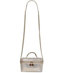 Stella McCartney - Metallic-Finish Mini Falabella Vanity Bag<Br - Lyst