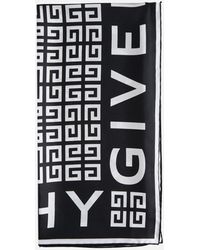 Givenchy - 4G Logo Silk Scarf - Lyst