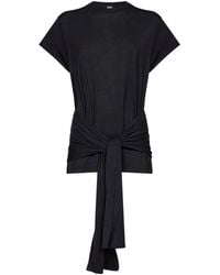TOTEME - Jersey Tie-Waist Top - Lyst