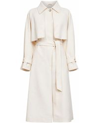 Herno - Fresh Crinkle Woven Belted Trench Coat - Lyst