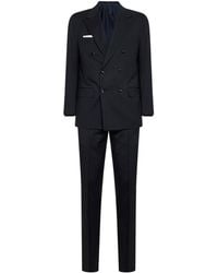 Kiton - Virgin Wool Double-Breasted Suit - Lyst
