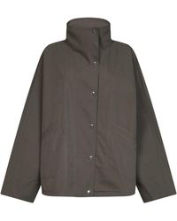 TOTEME - Clove Parachute Canvas Windbreaker Jacket - Lyst