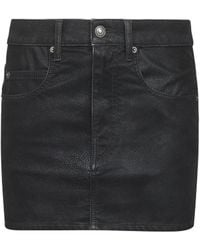 Isabel Marant - Vintage Faux Leather Kimmy Mini Skirt - Lyst