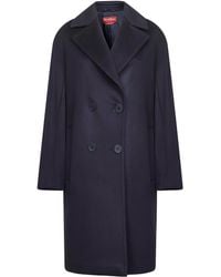 Max Mara - Wool Broadcloth Agenda Oversized Coat - Lyst