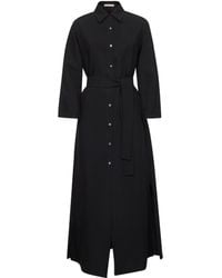 Blanca Vita - Viscose And Linen Aflea Shirt Dress - Lyst