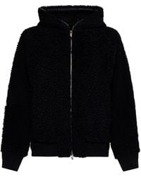 Salvatore Santoro - Shearling And Leather Reversible Jacket - Lyst