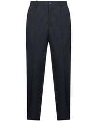 Tagliatore - Stretch Virgin Wool Blend Garcon Trousers - Lyst