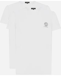 Versace - Set Of Two Medusa Cotton T-shirts - Lyst