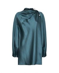 GIUSEPPE DI MORABITO - Satin Mini Dress With Jeweled Detail - Lyst