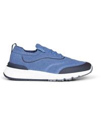 Brunello Cucinelli - Runners Techno Cotton Denim - Lyst