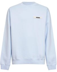 Jacquemus - Organic Cotton Fleece The Gros Grain Sweatshirt - Lyst