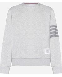 Thom Browne - Cotton 4-bar Sweatshirt - Lyst