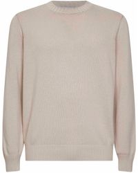 D 40 - Cotton Knit Crewneck Sweater - Lyst