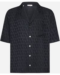 Valentino - Toile Iconographe Silk Shirt - Lyst