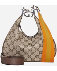 Gucci - Attache Small GG Fabric Bag - Lyst