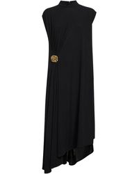 Bottega Veneta - Crepe Viscose Jersey Asymmetric Dress - Lyst