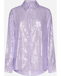 Stine Goya - Edel Striped Sequin Shirt - Lyst