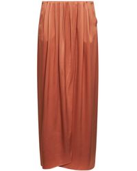 Giorgio Armani - Silk Long Wrap Skirt - Lyst