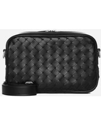 Bottega Veneta - Intreccio Leather Small Camera Bag - Lyst