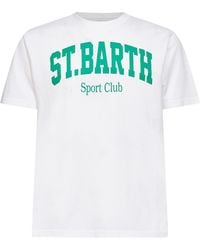 MC2 Saint Barth - Cotton Sport Club-Print Denver T-Shirt - Lyst