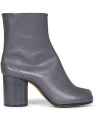 Maison Margiela - Nappa Leather Tabi Ankle Boots - Lyst