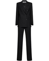 Tagliatore - Lamé Pinstriped Wool-Blend Jasmine Oversized Double-Breasted Suit - Lyst