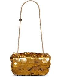 Rabanne - Small Sparkle Baguette Bag Shoulder Bag - Lyst