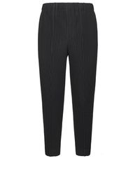 Homme Plissé Issey Miyake - Pantaloni Compleat Neri - Lyst