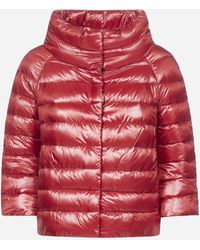 Herno Piumino Sofia in nylon trapuntato - Rosso