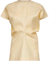 TOTEME - Straw Basketweave Slouch Waist Top - Lyst
